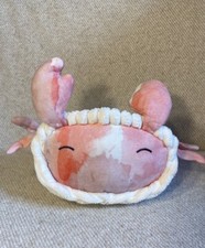 Animal Adventure Pink Crab Plush Stuffed Animal Rattle Watercolor Cove 2020