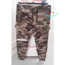 HOLLISTER ADVANCED STRETCH SKINNY UTILITY JOGGER PANTS CAMO MENS SIZE M,XL