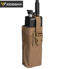 IDOGEAR Tactical Radio Pouch For Walkie Talkie Airsoft MBITR PRC148/152 MOLLE