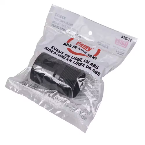 1-1/2 In. ABS In-Line Cheater Air Admittance Vent Trap (2-Pack) - Picture 6 of 12