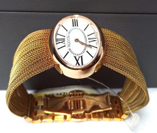 $2,800 VALENTINO V43MBQ5002S080 SEDUCCIÓN PLISADO SUIZO Reloj Mujer Dama Regalo NUEVO - Imagen 3 de 11