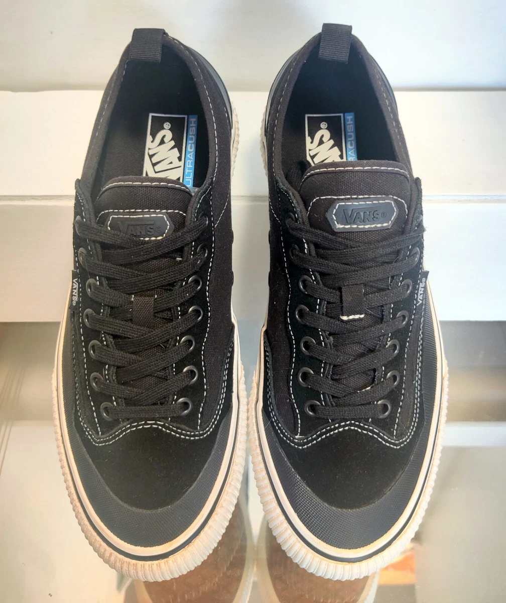VANS Destruct Sf Canvas Mens Sz 10 Black White Marshmallow VN0A4BTLVQE