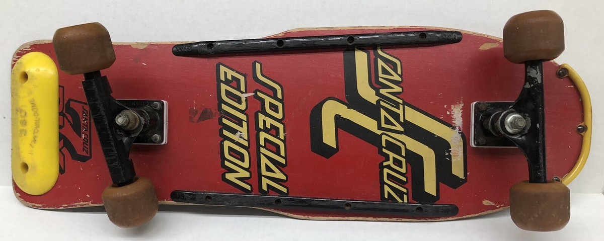 Vintage OG Santa Cruz Special Edition 80s Skateboard 7 Ply Vintage OG Santa Cruz Special Edition 80s Skateboard 7 Ply