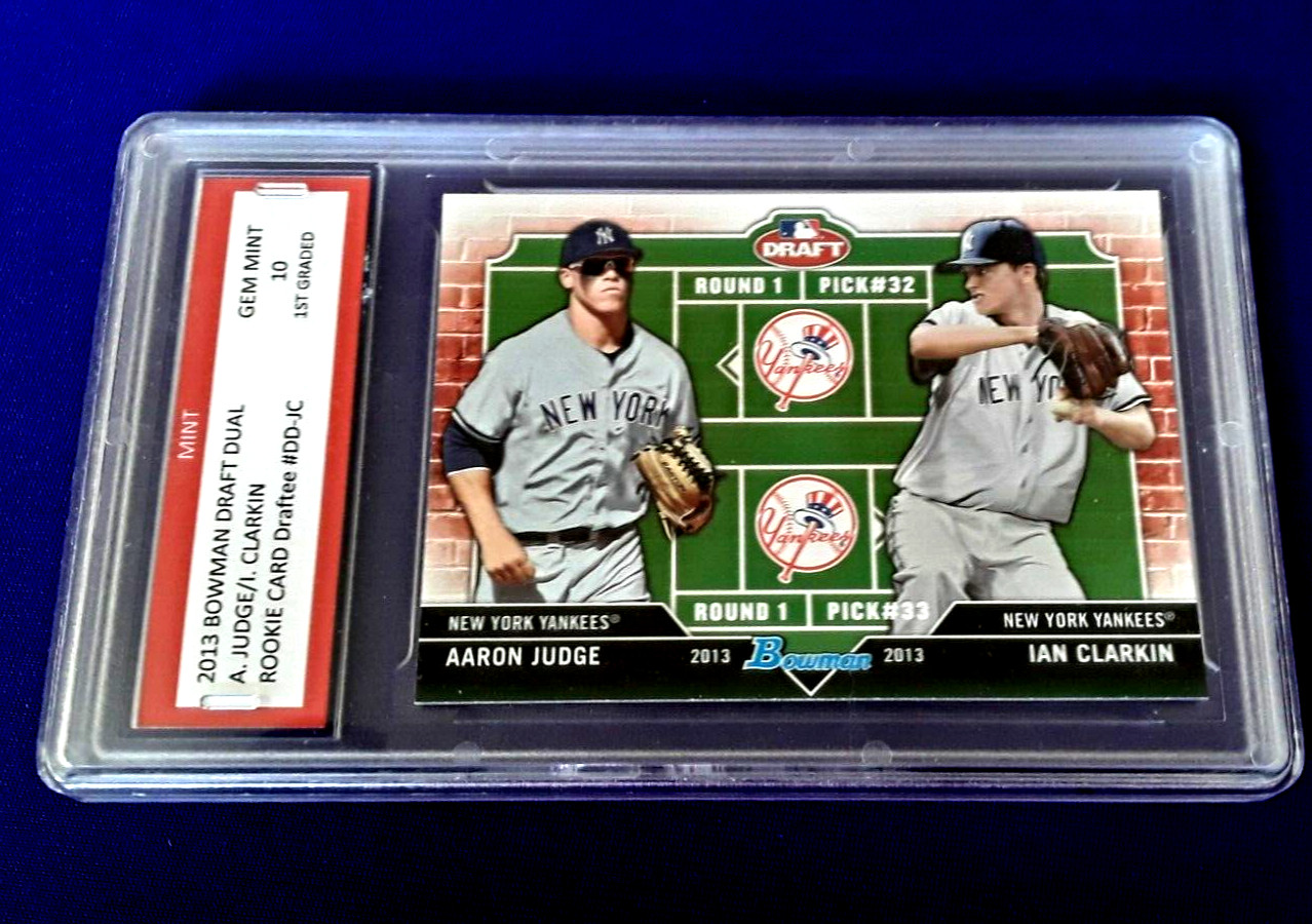 2013 BOWMAN DRAFT TOPPS AARON JUDGE 10 RC GEM MINT