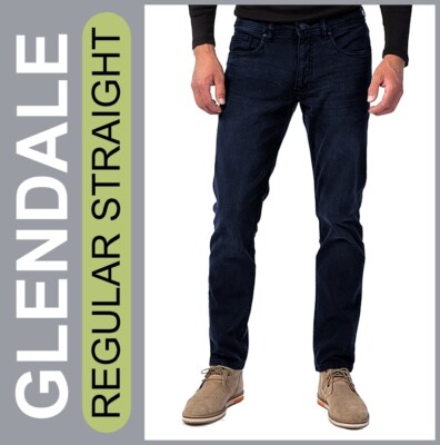 STOOKER GLENDALE | Navyblue | Stretch Denim | Regular Straight | HERREN