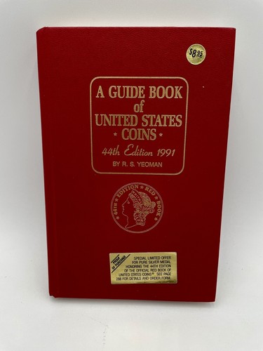 A Guide Book of United States Coins 1991, 44th Ed, Official Redbook, R.S. Yeoman