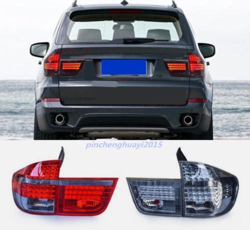 For BMW X5 X5M E70 2007-2013 Smoke Black LED Left & Right