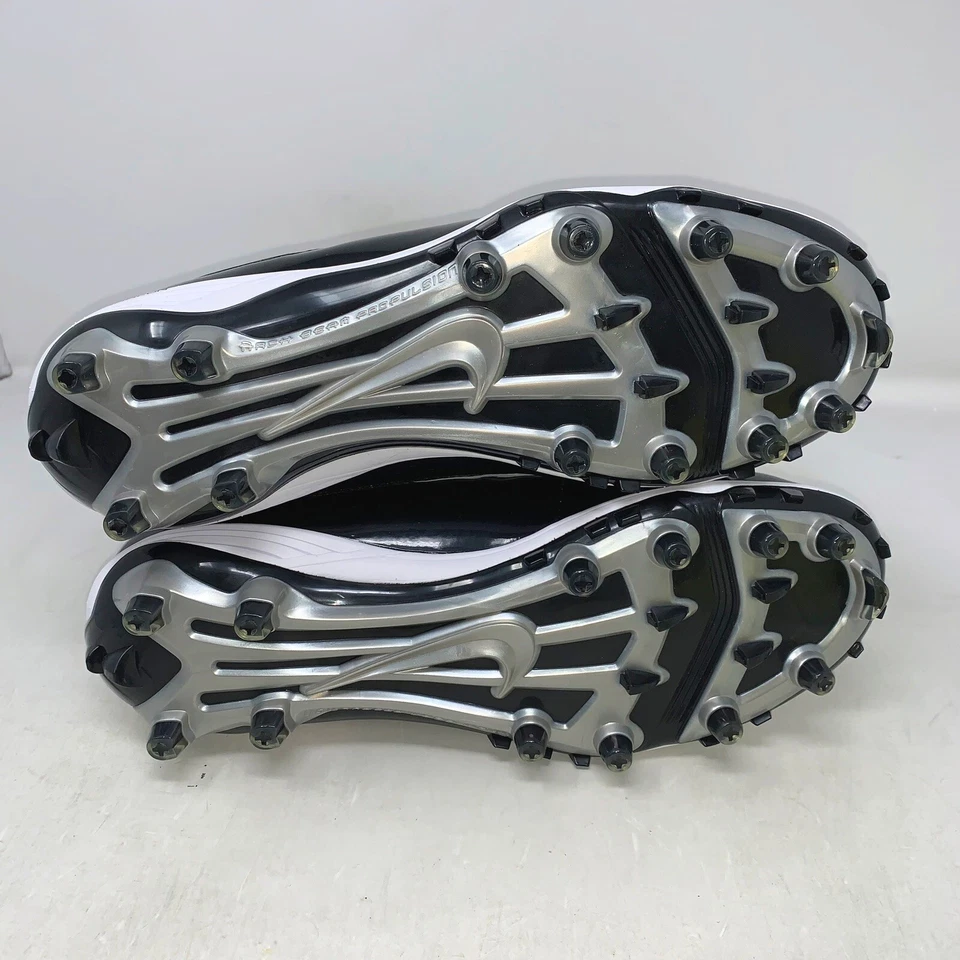 Chuteiras de futebol Air Jordan 11 Space Jam pretas, tamanho 10,5 novas na caixa AO1561-011 - Imagem 4 de 4