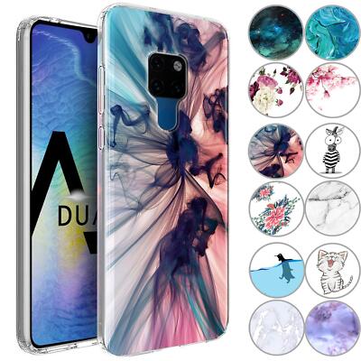 Handy Hülle für Huawei Mate 20 Muster Motiv Schutz Case Silikon TPU Bumper