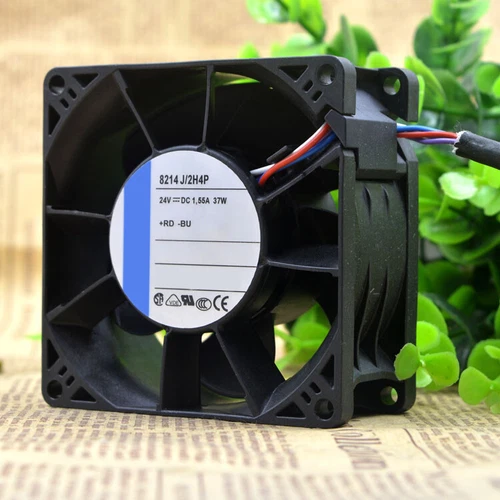 1PIECE EBMPAPS 8214J/2H4P 8CM 80*80*38MM 24V 1.55A 37W Advanced cooling fan