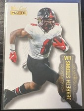 2022 Wild Card Matte White Jerreth Sterns #MB-65 Rookie Western Kentucky/CFL