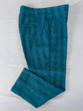Ann Taylor Texture Jacquard Jumbo Houndstooth Stretch Trouser Pants. Size 8, EUC