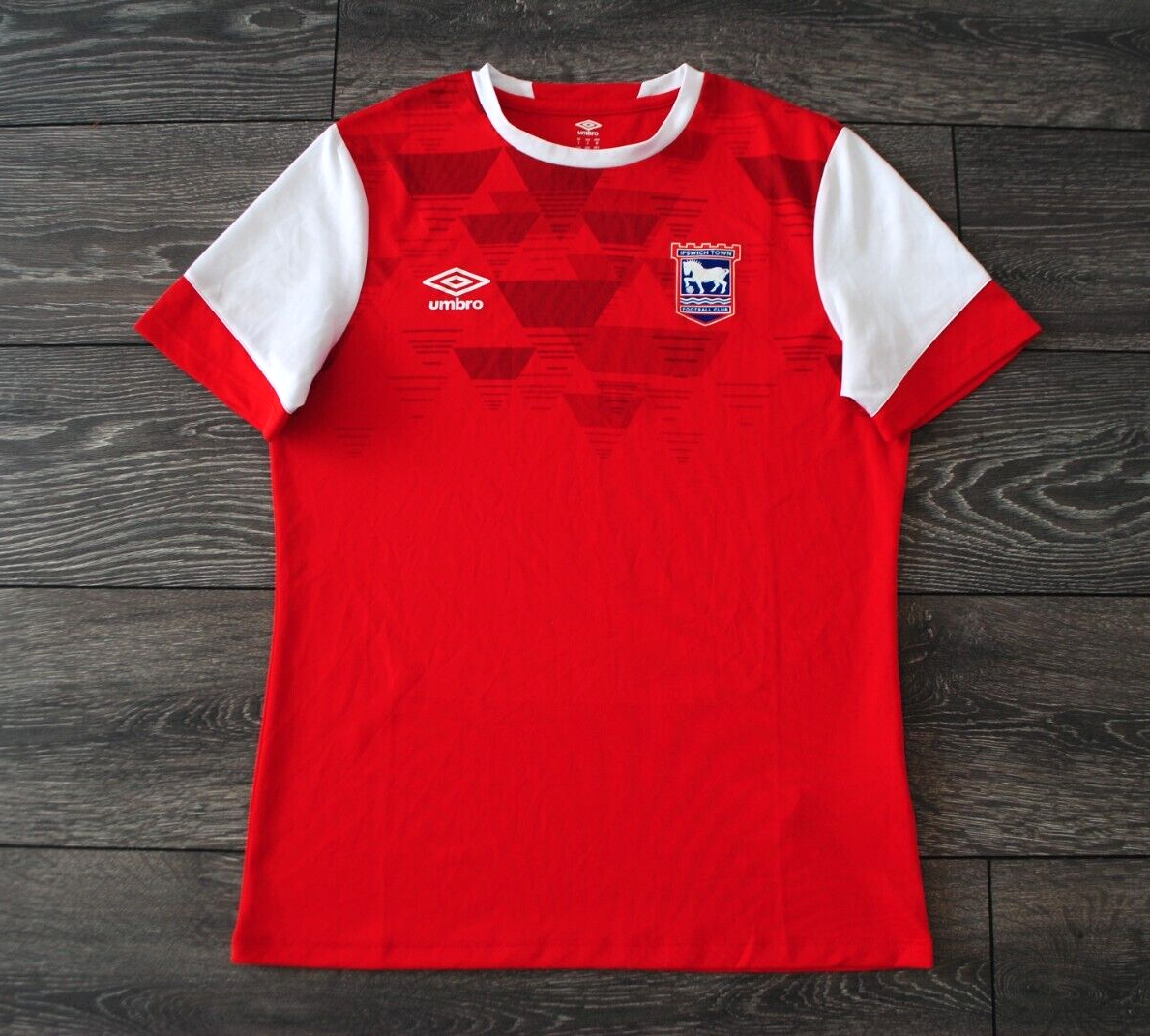 Polo À Manches Courtes Homme Bas Net Rouge UMBRO