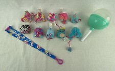 Lot of 10 Mini Pikmi Pops Plush Lanyard Charm Surprise Animal Scented Moose