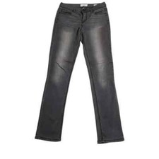 Black Daisy Women's Jeans Kate Straight Leg Denim Charcoal Gray size 7/28