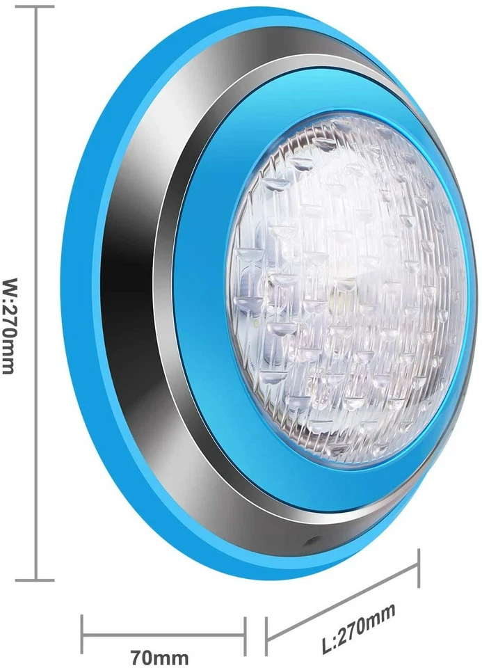 Unterwasser 54w LED Pool Light IP68 mit Fernbedienung AC12V für Schwimmbad - Bild 4 von 4