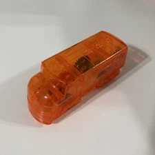 Whataburger Whataville Express ‘08 Train Orange Toy Clear Moving Gears Opened