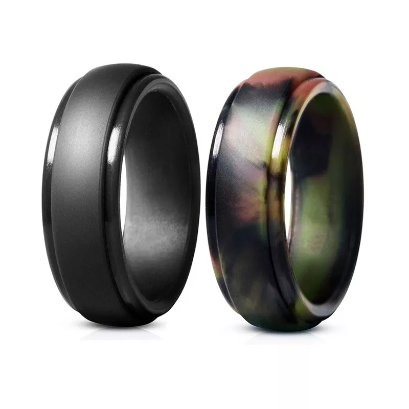 Flexible mens shop wedding bands