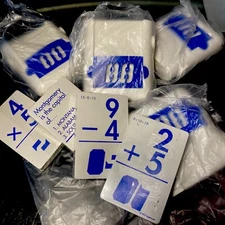 Set Of 4 NEW VTG Made In USA Tupperware "FUN N FLASH TOYs" w/4 Sealed Card Packs