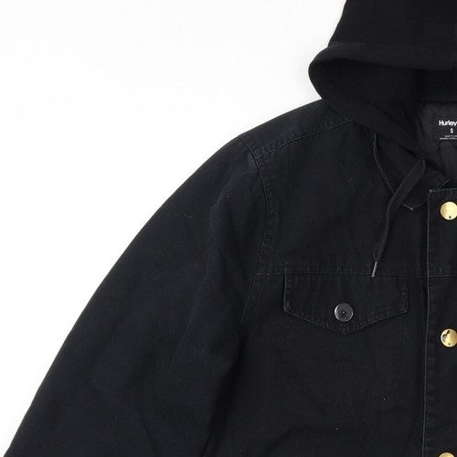 Hurley Mens Black Jacket Size S Zip - Picture 6 of 10