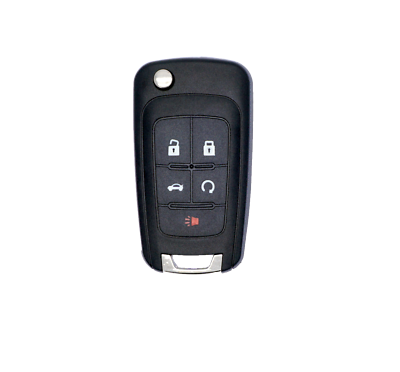 OEM GM Chevy Flip Keyless Remote Fob Transmitter 13574863 – Like New, Uncut Blade-1414915