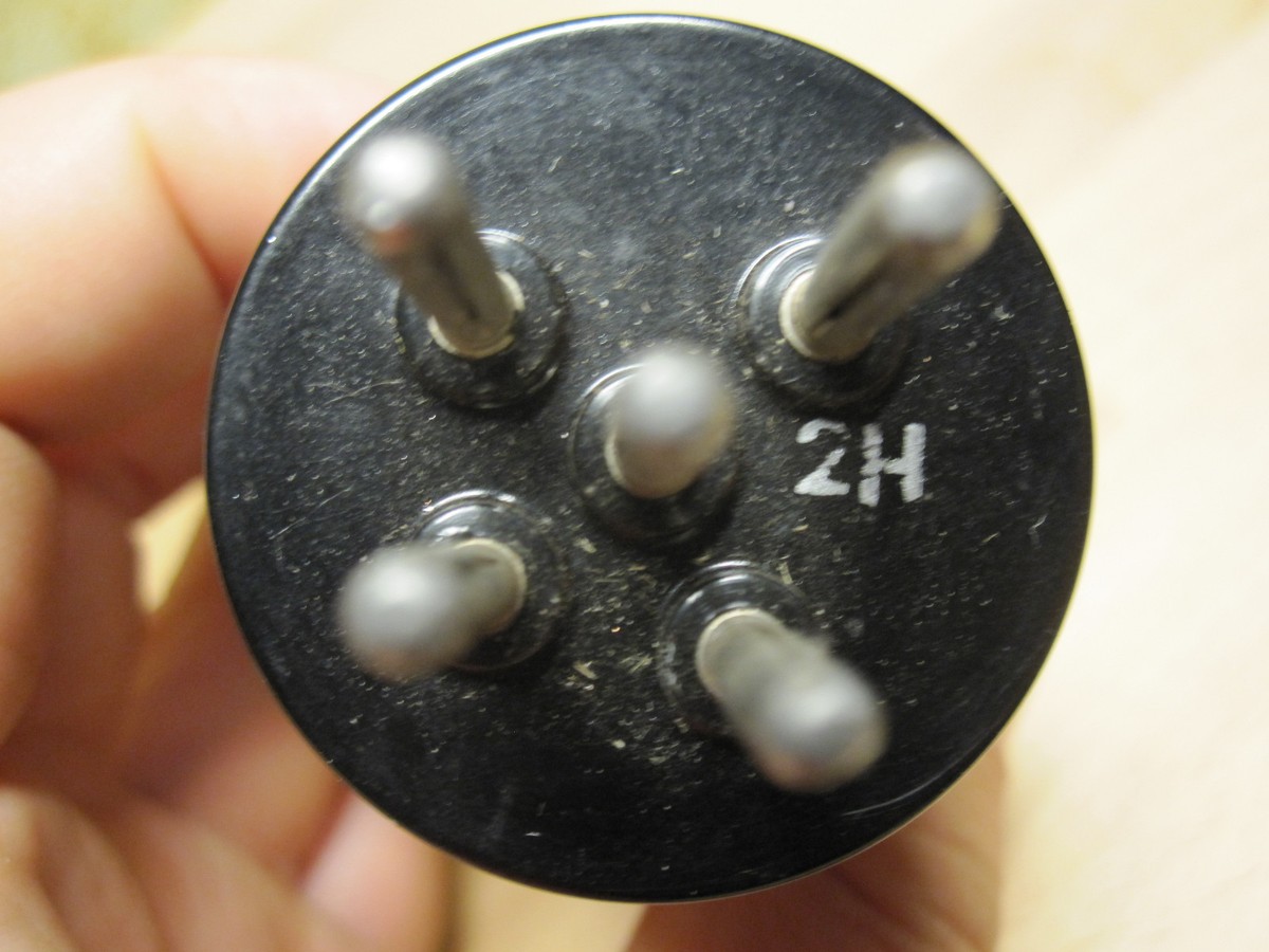 TUBE DE VANNE Philips ECC91 Halo Getter neuf ancien stock (V22) EUR 7
