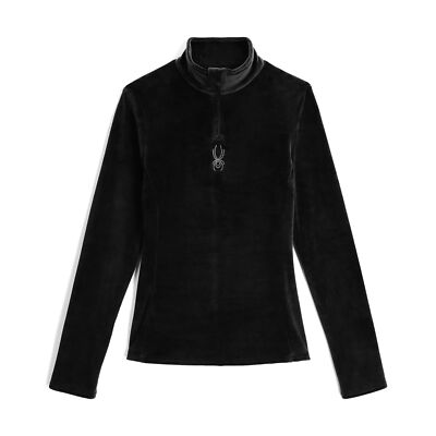 (取寄) スパイダー レディース シマー バグ 1/2 ジップ Spyder women Shimmer Bug 1/2 Zip Black Spyder Shimmer Bug 1/2 Zip Women's Shirt, Black, Large | eBay