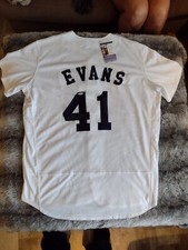 Darrell Evans Detroit Tigers Majestic Flex Jersey Autographed Jersey Sz Med JSA