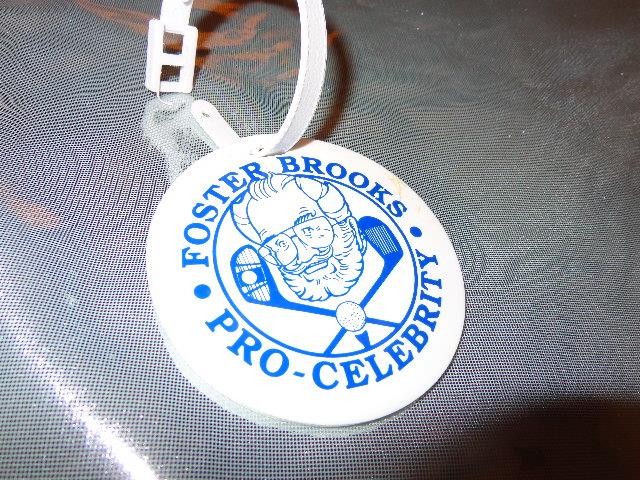 Foster Brooks Pro-Celebrity Hurstbourne Golf Bag Tag/Louisville KY/Charlie Chase
