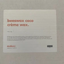 Makesy Beeswax Coco Crème Wax 11 lbs Candle Making Container Wax Blend