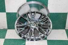 97-04 C5 Vette Z06 Replica Chrome Rear 18x10.5 20 Spoke Wheel Rim Qe1 Wty Nocore