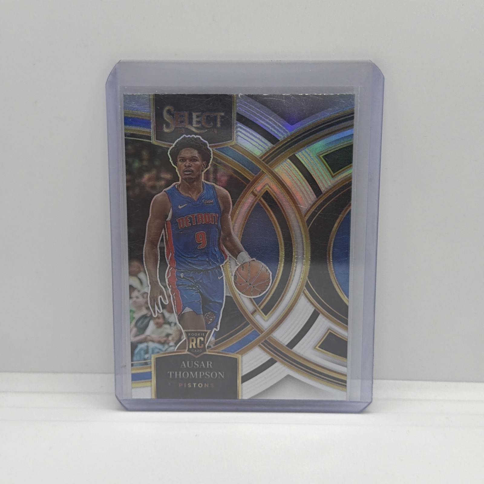 2023-24 Panini Select Premier Level Ausar Thompson #128 Silver Prizm Rookie RC