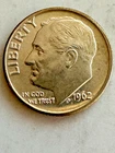 1962-D Roosevelt Dime 10C - Brilliant Uncirculated Details, Broadstruck Error