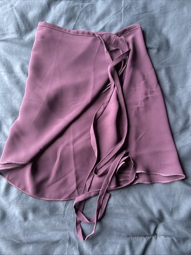 Mirella Ballet Wrap Purple Skirt Adult - EUC!