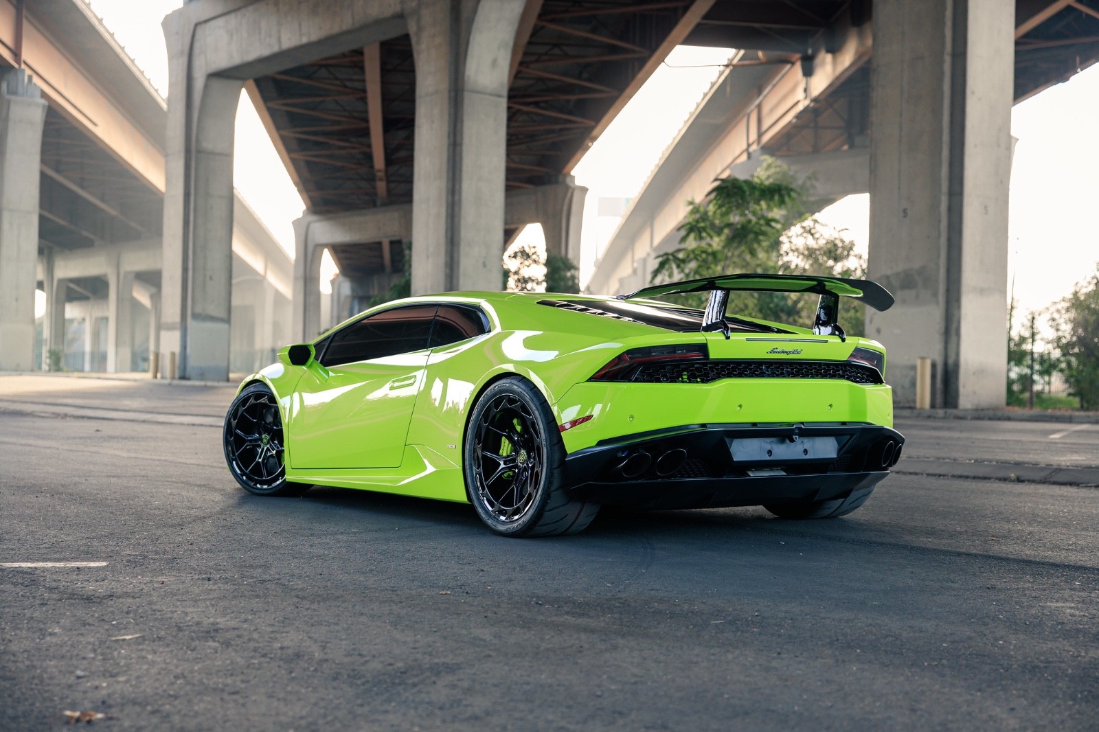 20” ROHANA RFX19 GLOSS BLACK WHEELS RIMS FOR LAMBORGHINI HURACAN 20x9 & 20x11