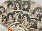 Old 1920s Advertising Fulton Theater Fan Jersey City Silent Screen Actresses — photo 2