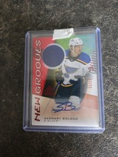 2024-25 SP Game Used New Grooves Rookie Red Jersey Auto 21/25 Zachary Bolduc