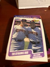 The Dynamic Duo (Will Clark / Kevin Mitchell) #637 1990 Fleer Giants Card