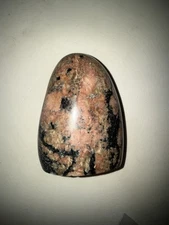 Multicolor Tourmaline Red Feldspar Standup Freeform Stone /granite Read Descri