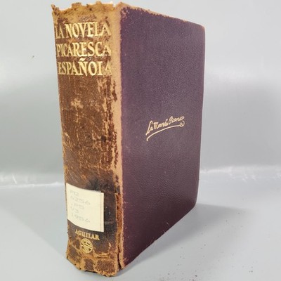 Spanish Prose Novela Picaresca Espanola Angel Valbuena Aguilar Madrid 1956 Book