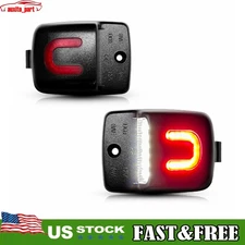 White + U-shaped Red LED License Plate Lamp For 05-15 Toyota Tacoma 00-13 Tundra