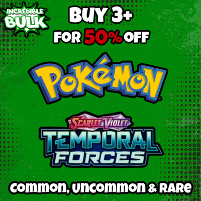 Temporal Forces Common/Uncommon/Rare Near Mint (NM) Pokemon Karte Einzeln