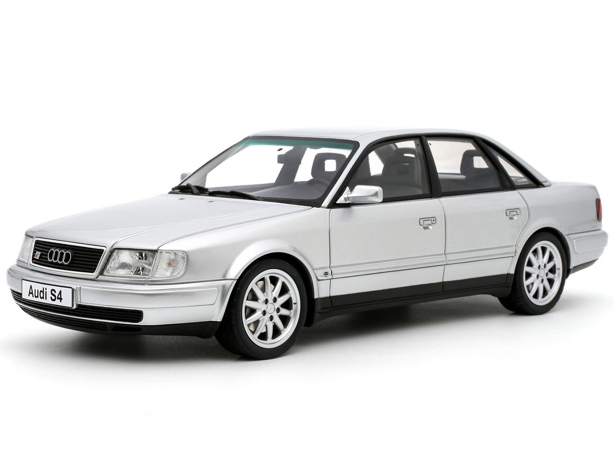 AUDI S4 (C4) 4.2 V8 CRYSTAL SILVER 1/18 MODEL CAR BY OTTO MOBILE