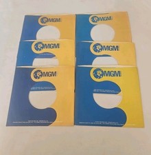 45 RPM 7" RECORD SLEEVES CO. SLEEVE 6 PACK SEE PHOTOS MGM Records SLV305