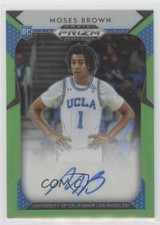 2019-20 Panini Prizm Draft Picks Neon Green 66/125 Moses Brown #95 Auto 5i3