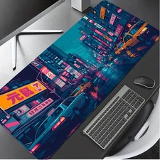 40*90cm 1pc Lucky Koi Extra Large Gaming Mouse Pad - Non-Slip Rubber Base, Washa