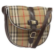 Borsa a tracolla Burberrys Nova Check tela beige originale ti3106