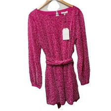 Dress The Population Kirsi Pearl Detail Dress Cocktail Party Long Sleeve Sz XXL