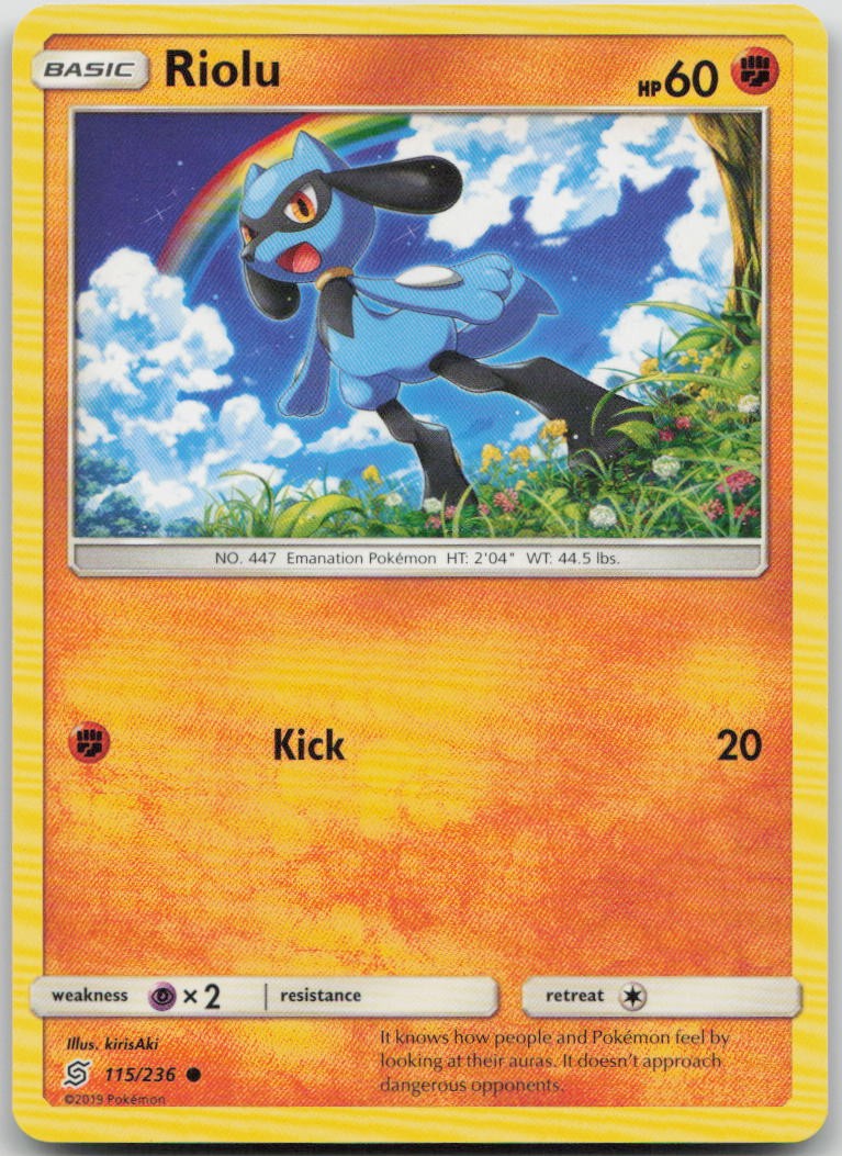 Riolu 115/236 Unified Minds Common Pokemon MP