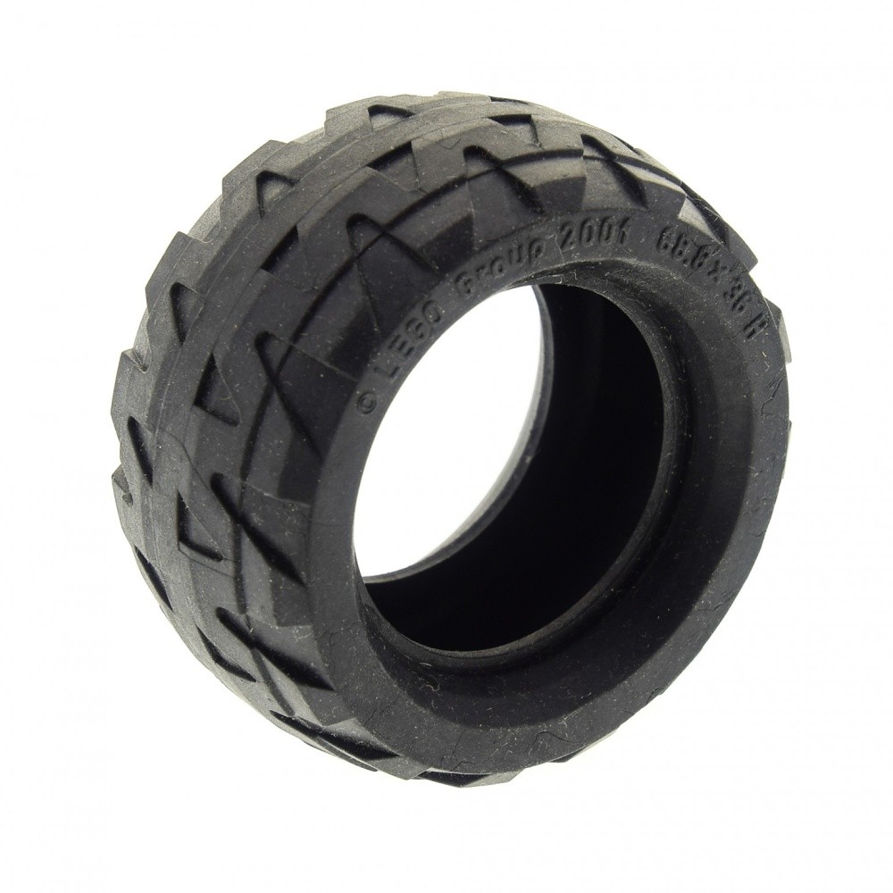 1x Lego Technic Wheel Tire 68.8x36 H Black Solo Car Vehicle 4189326 41893